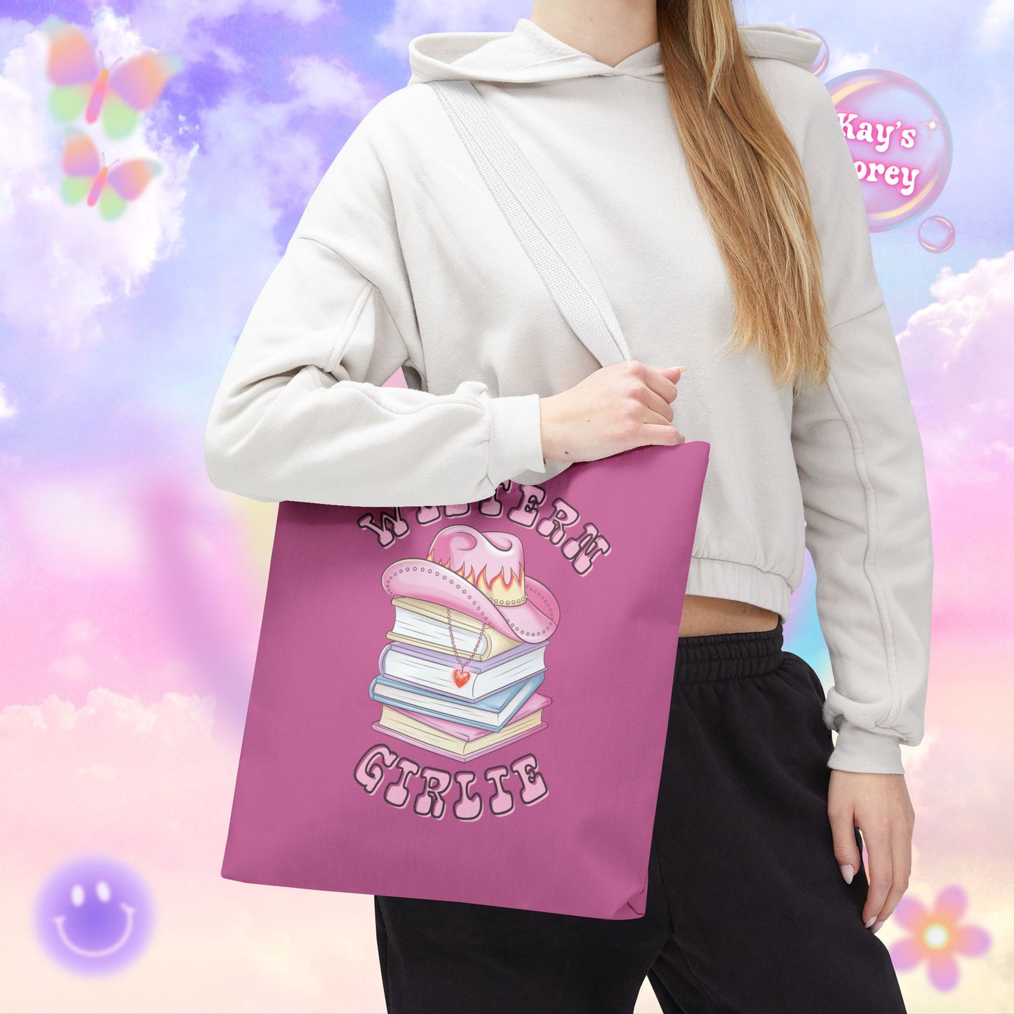 Western Girlie Tote Bag