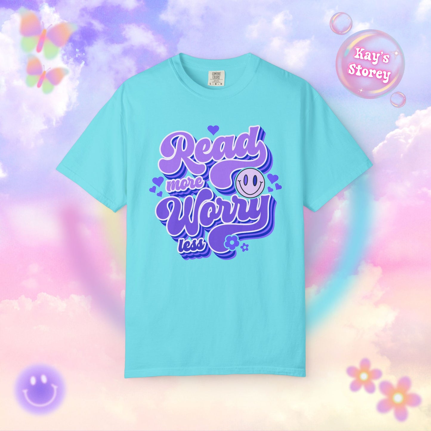 Read More, Worry Less Comfort Colors T-Shirt