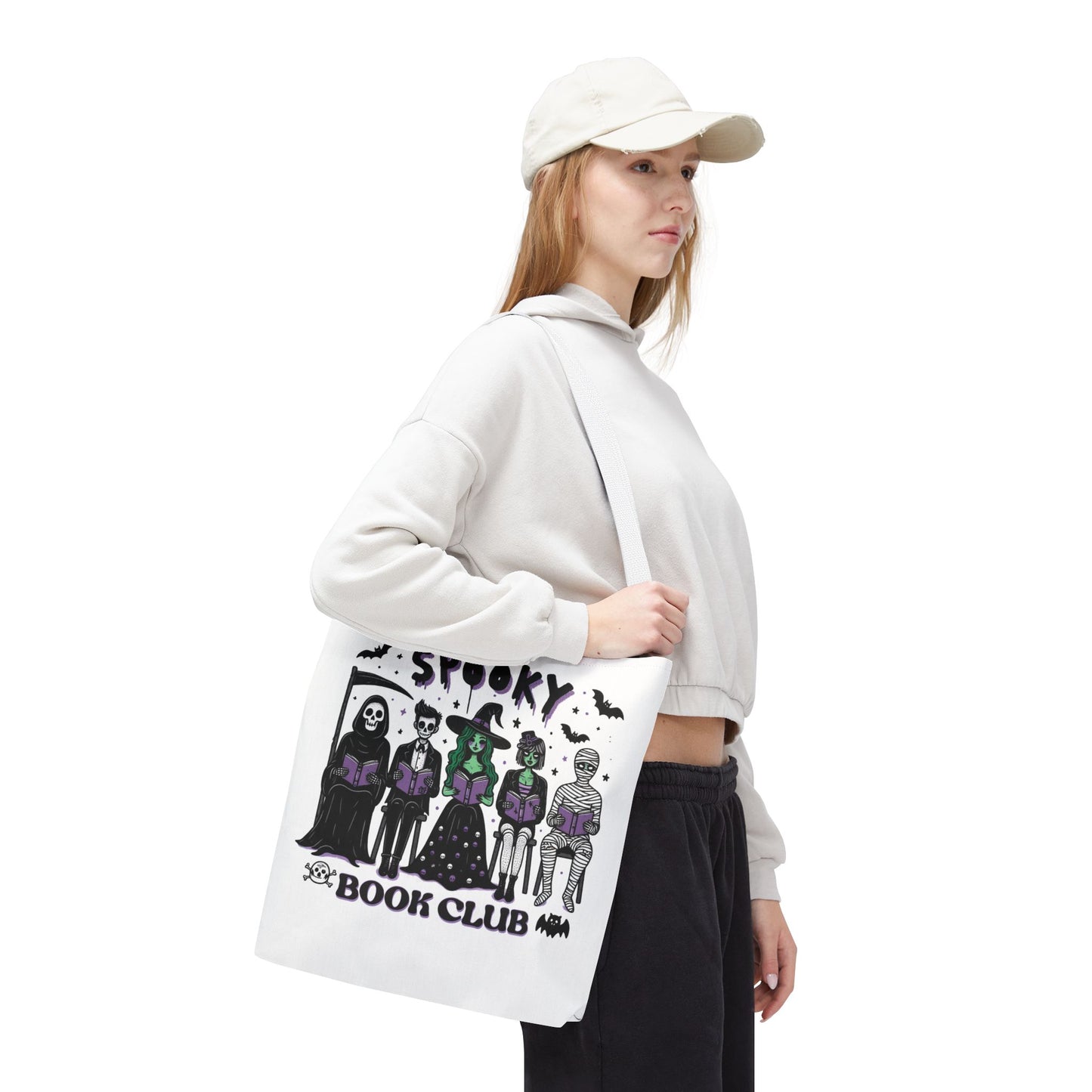 Spooky Book Club Tote Bag
