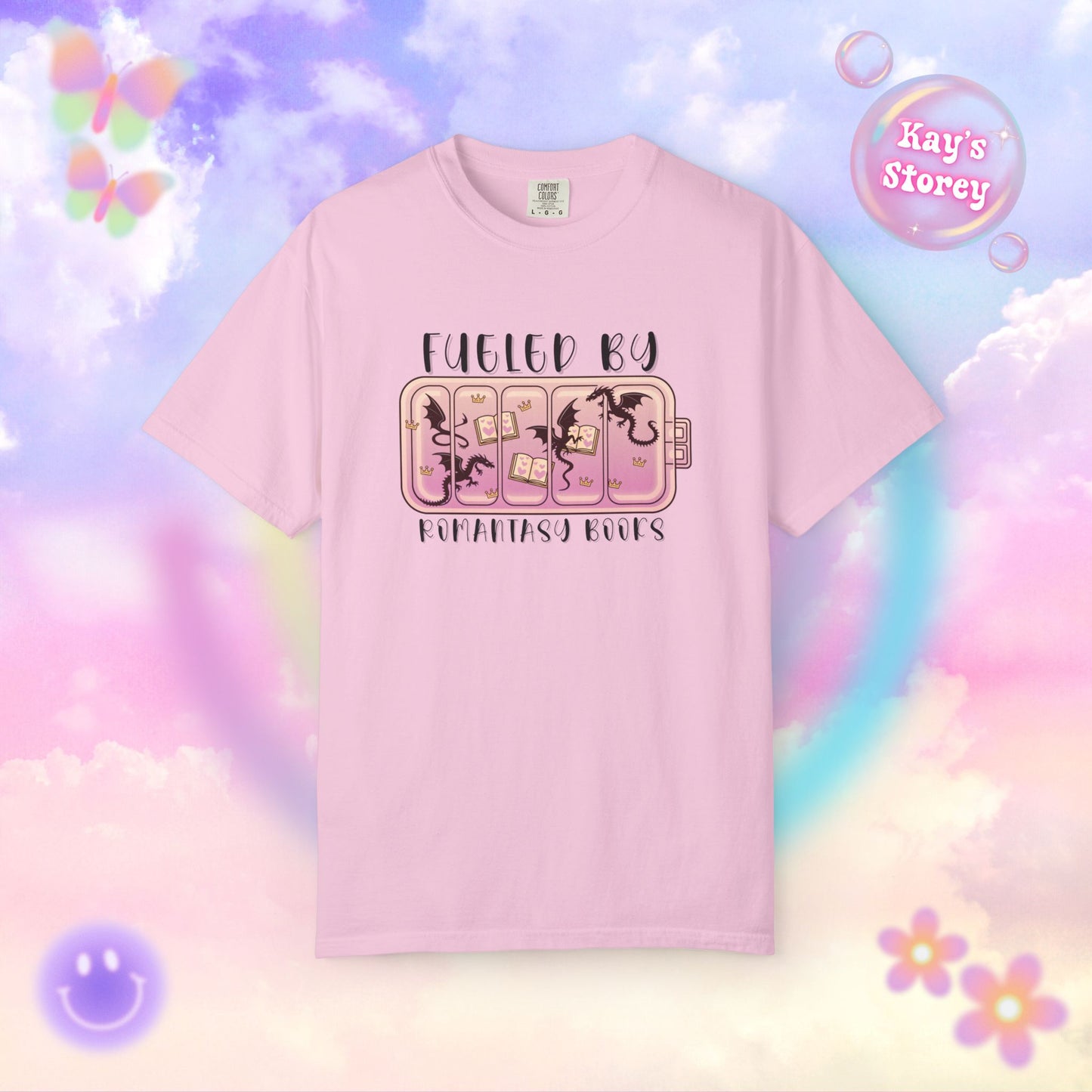 Fueled by Romantasy Books Comfort Colors T-Shirt