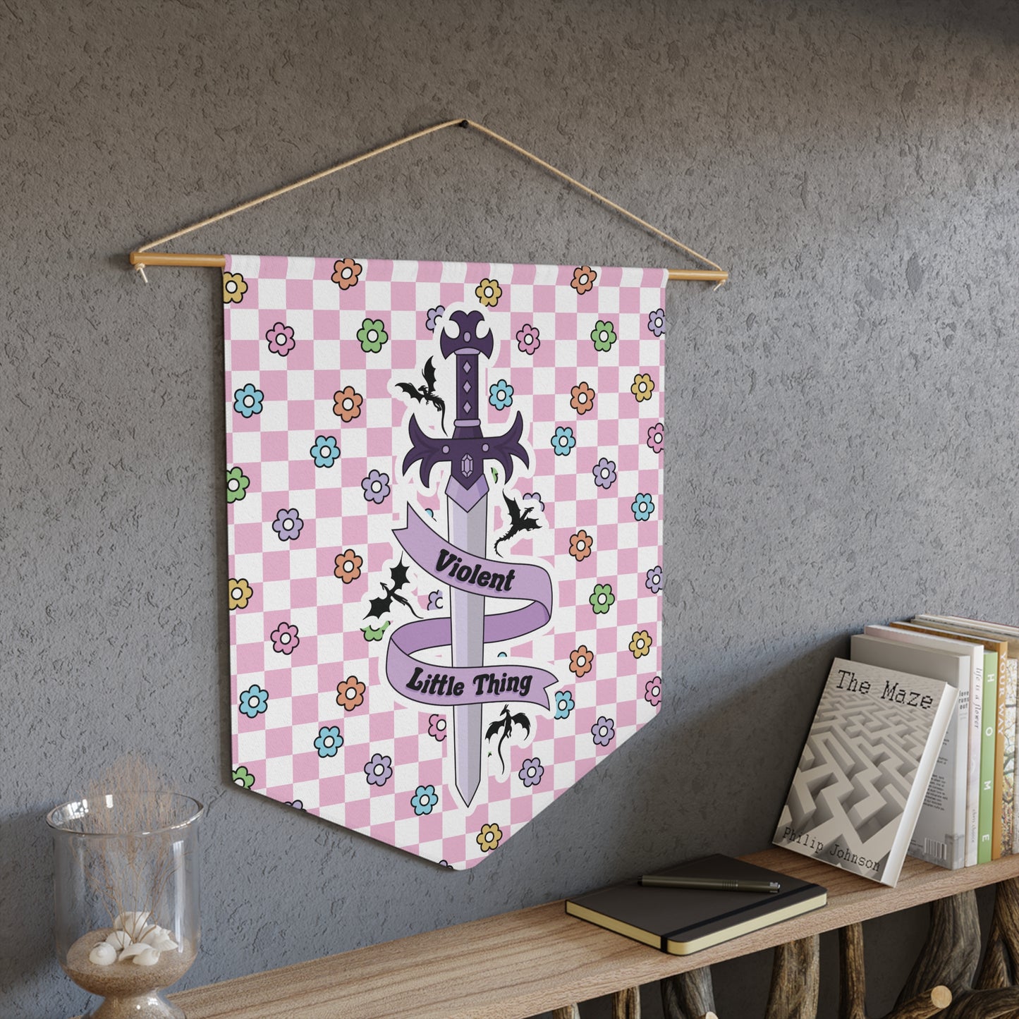 Pink Violent Little Thing Pennant