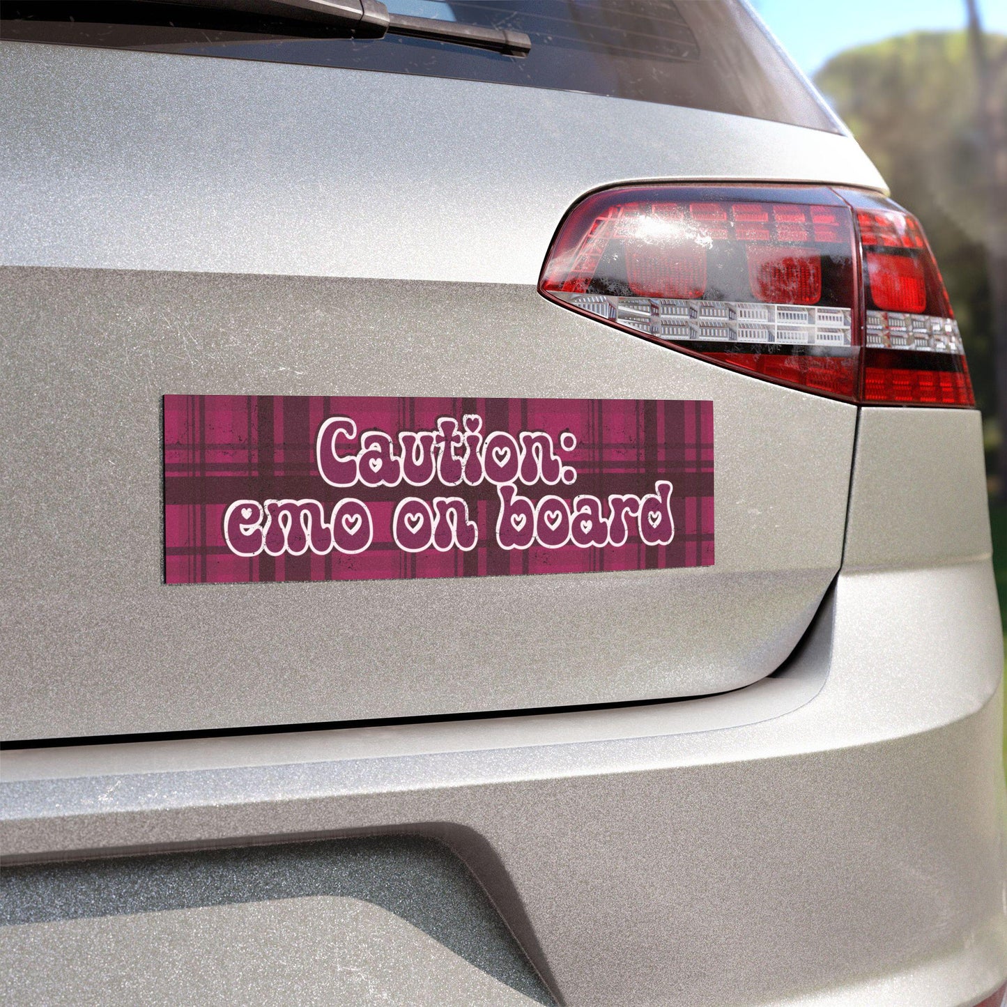 Emo on Board Car Magnet
