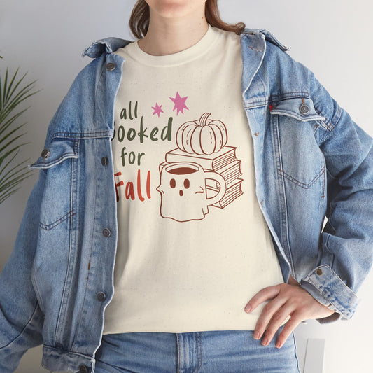 All Booked For Fall Tee - Bookish Gift