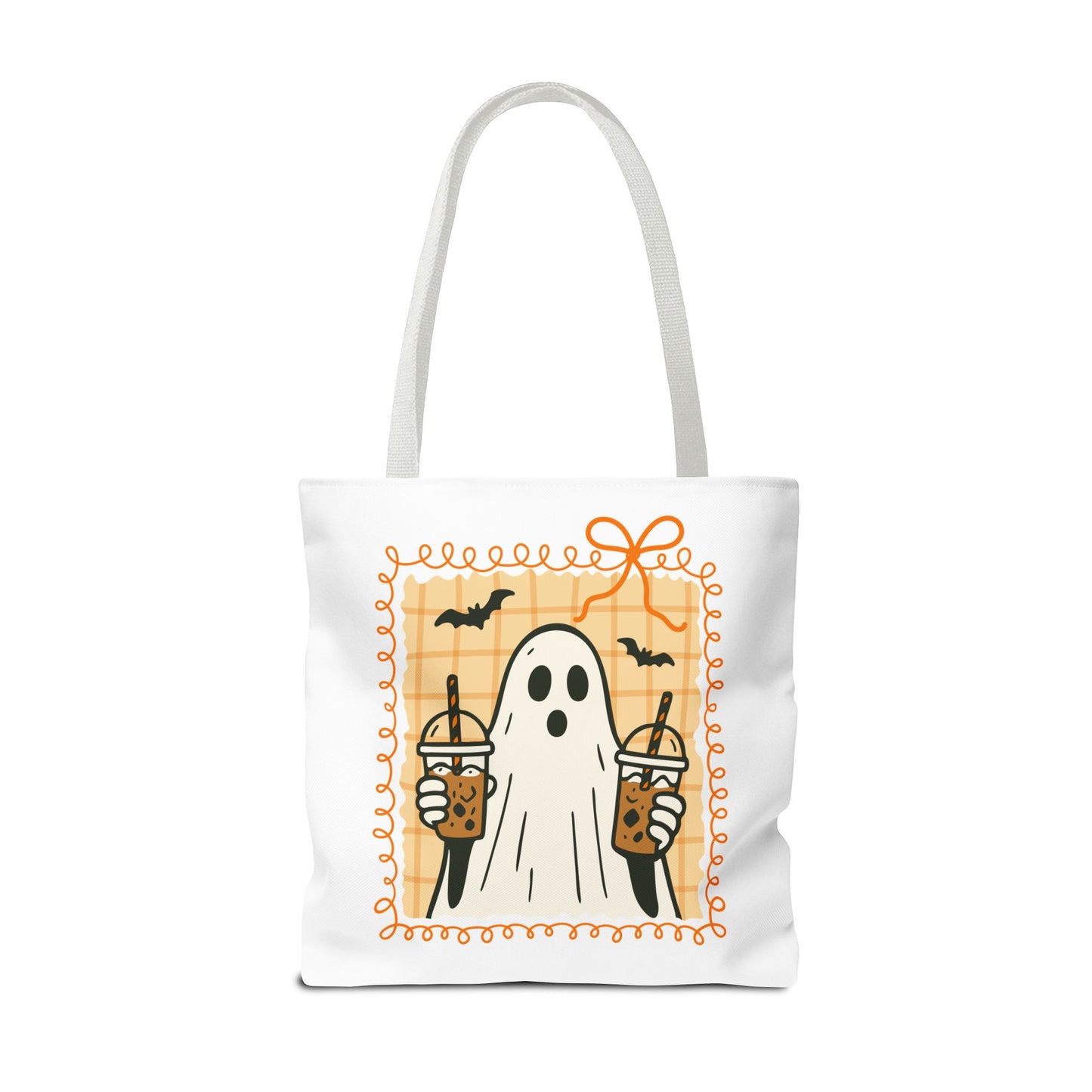 Spooky Season Ghostly Coffee Tote Bag