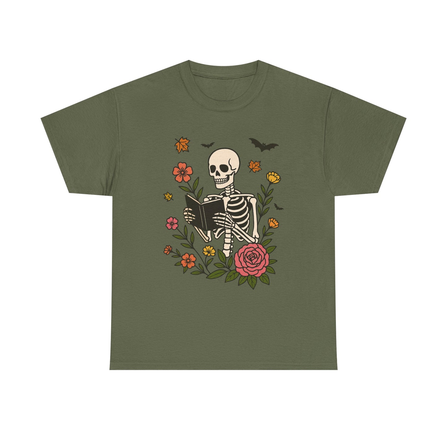 Skeleton Reading Tee - Bookish Gift