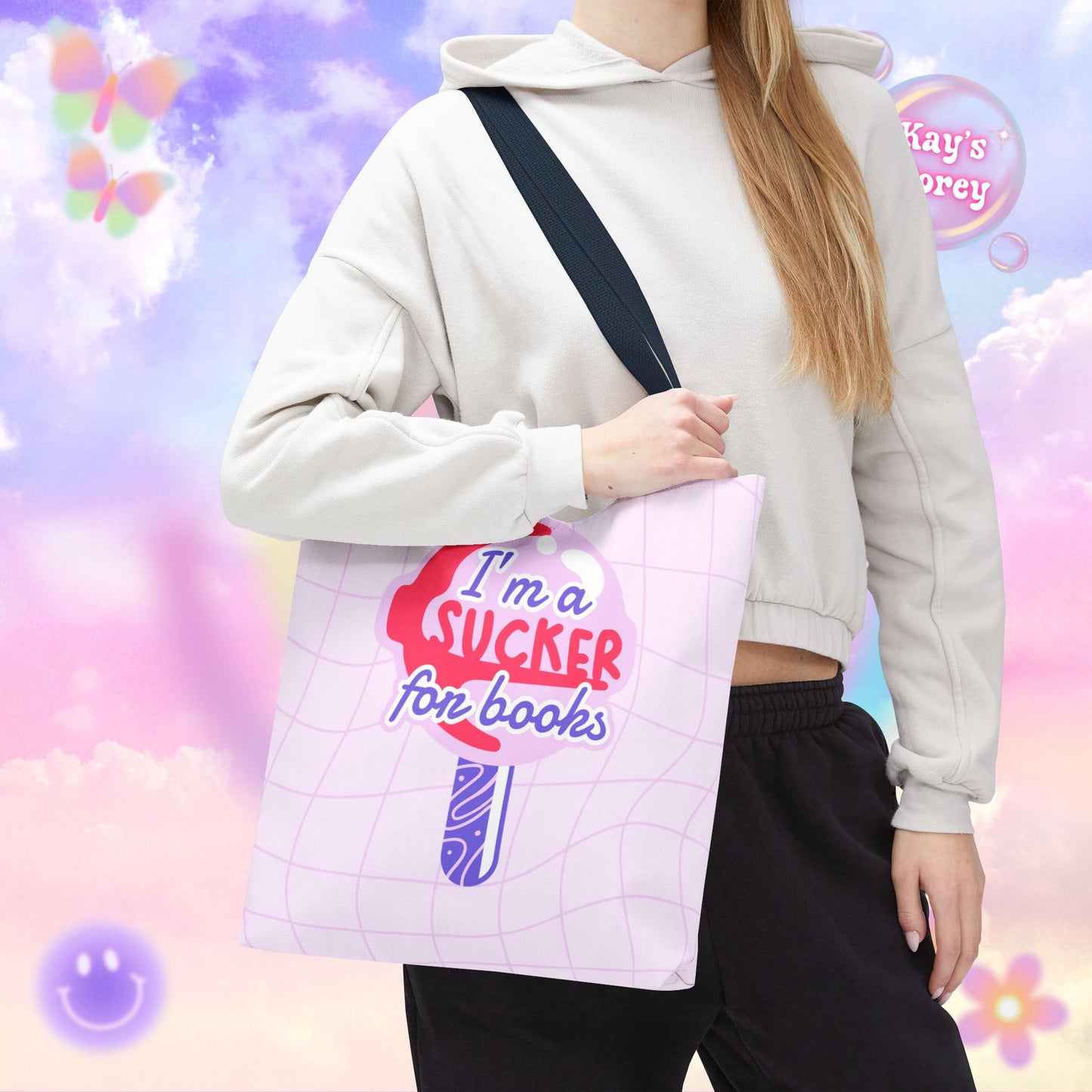 Sucker for Books Tote Bag