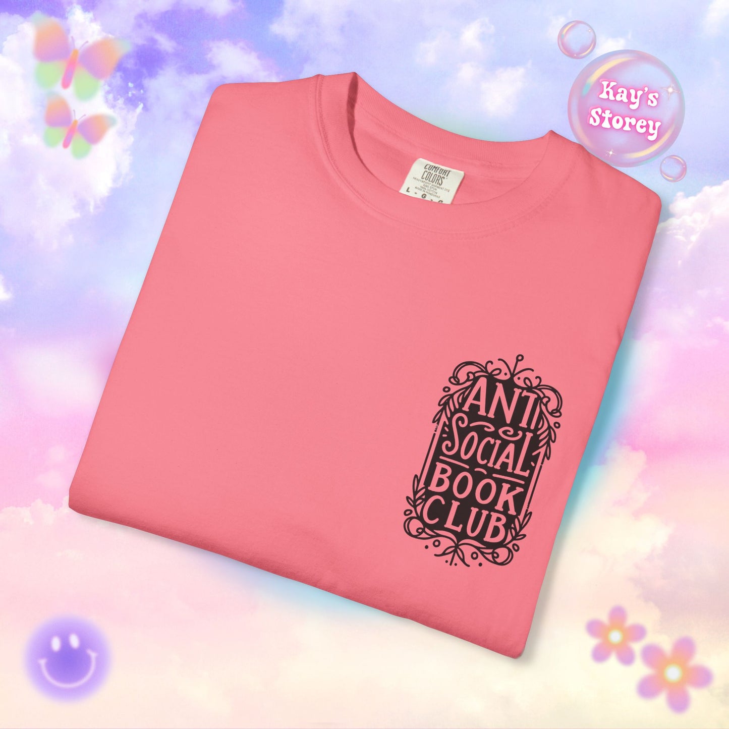 Anti Social Book Club Comfort Colors T-Shirt