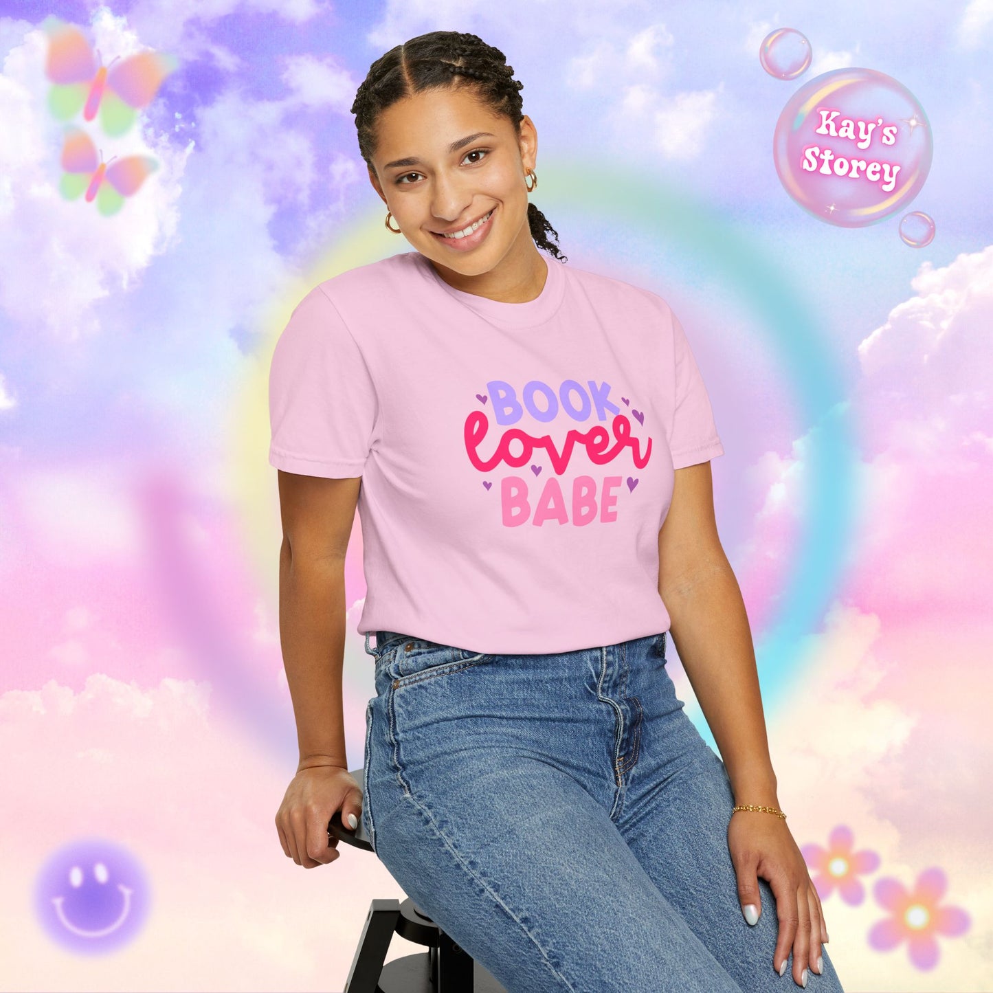 Book Lover Babe Comfort Colors T-Shirt