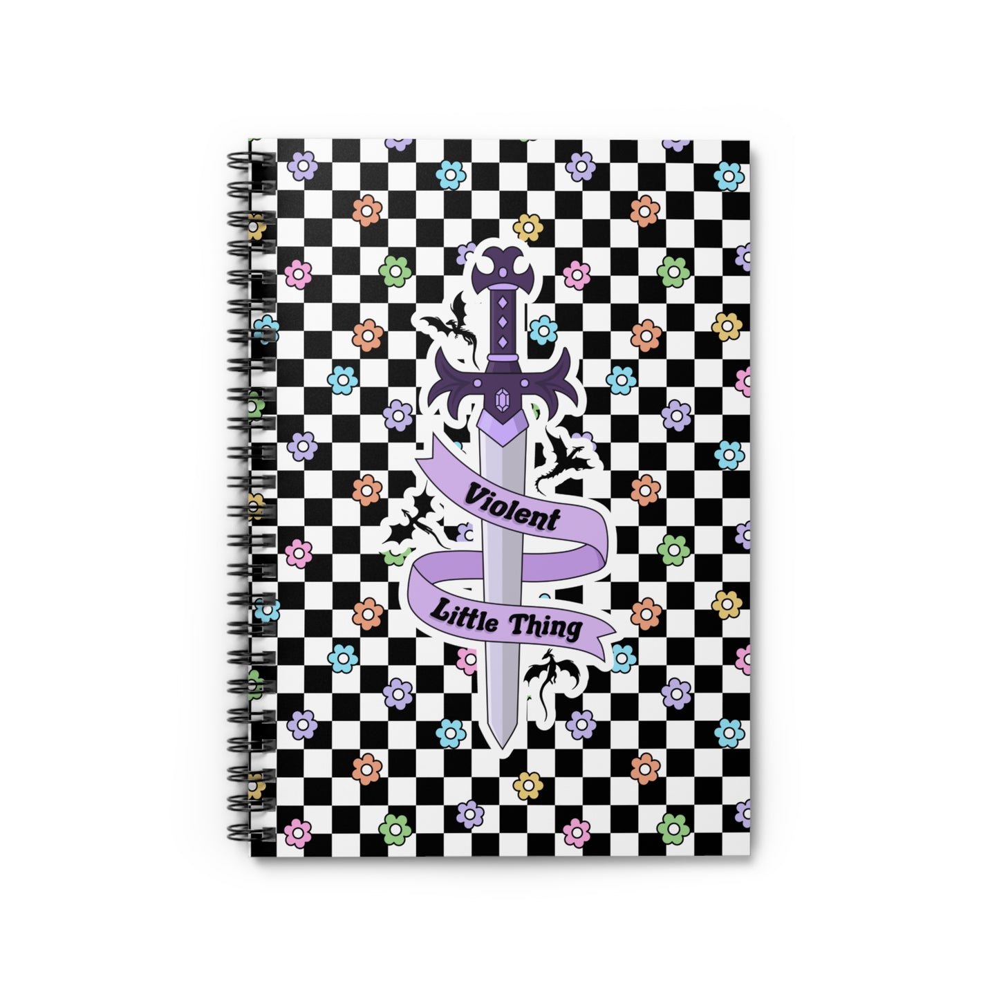 Violent Little Thing Spiral Notebook - Ruled Line
