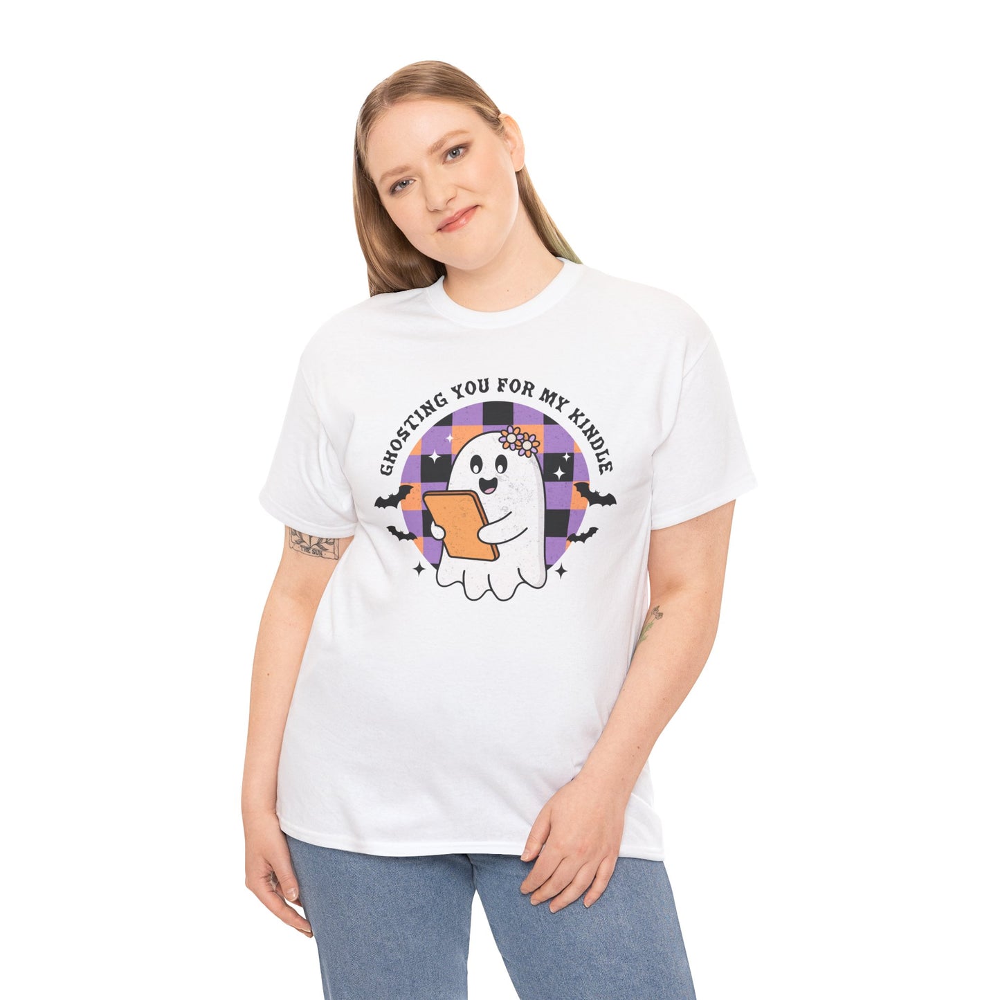 Ghosting You for my Kindle Halloween Tee - Bookish Gift