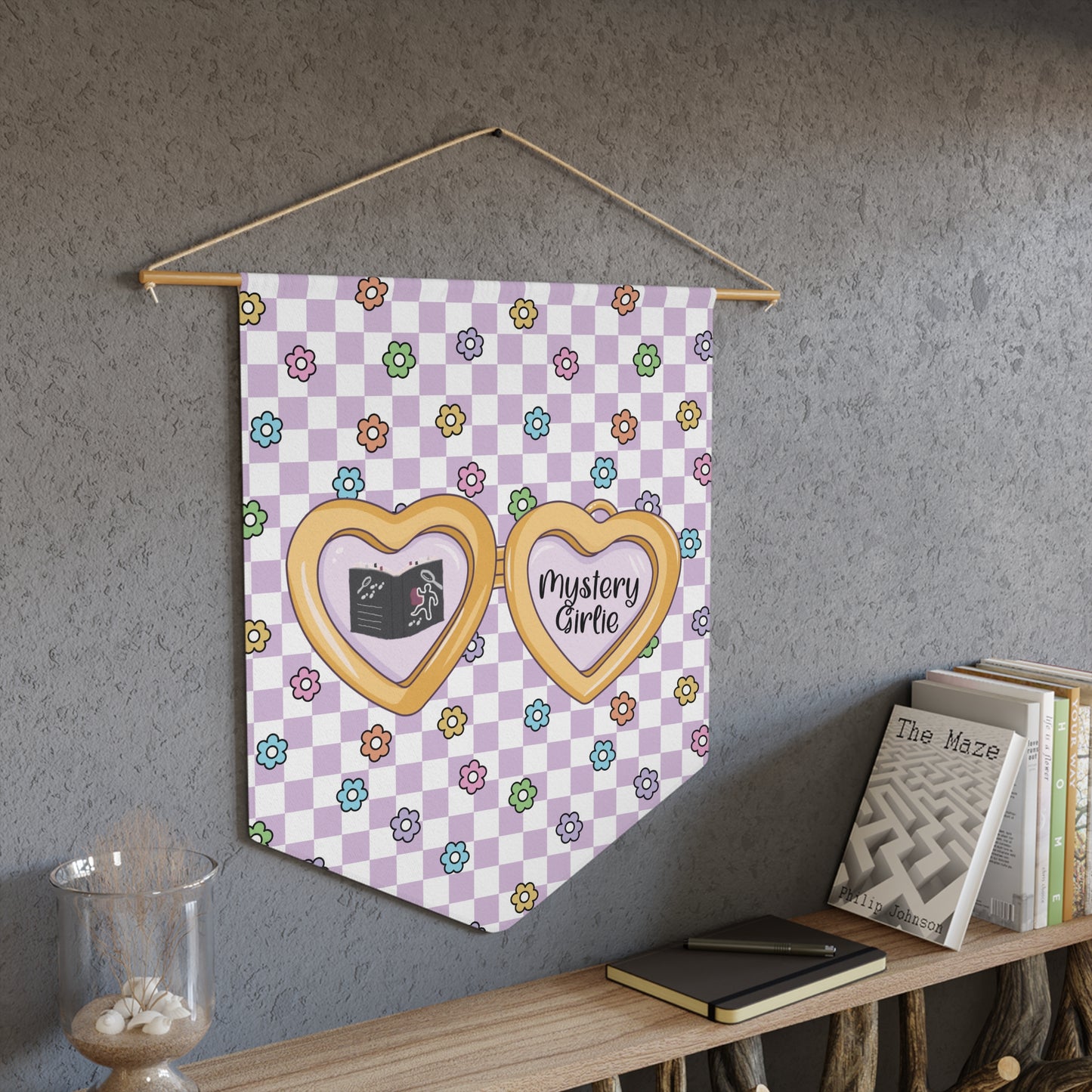 Purple Mystery Girlie Pennant