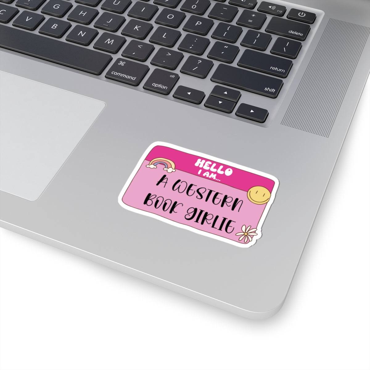 Western Book Girlie Sticker