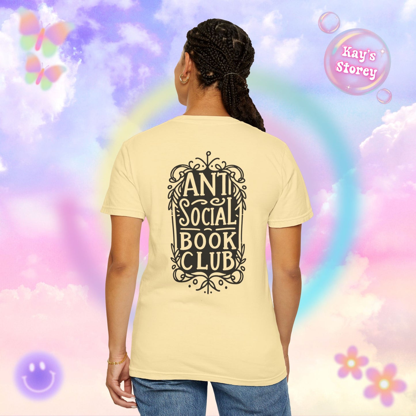 Anti Social Book Club Comfort Colors T-Shirt