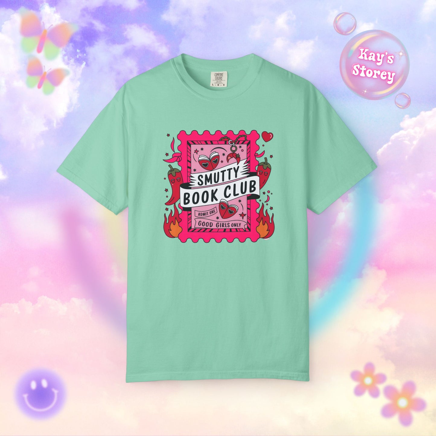 Smutty Book Club Comfort Colors T-Shirt