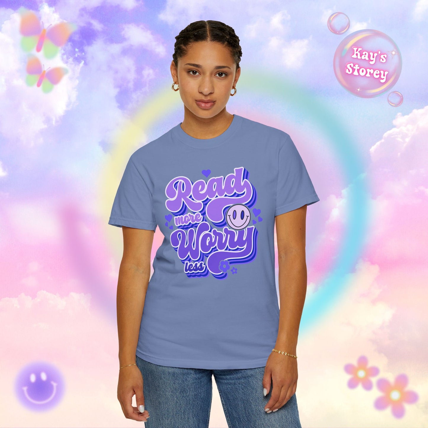 Read More, Worry Less Comfort Colors T-Shirt