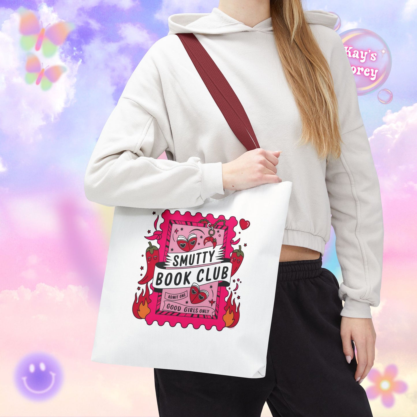 Smutty Book Club Tote Bag