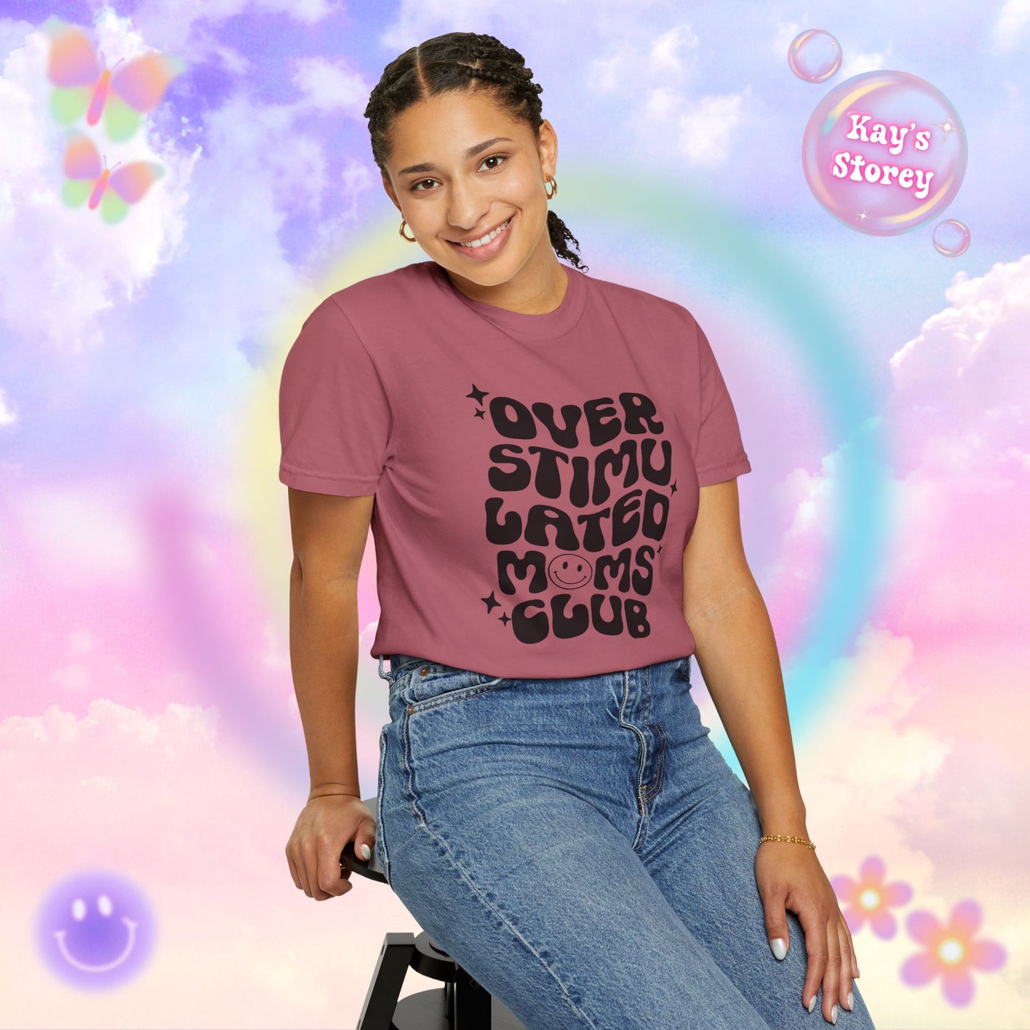OS Moms Club Comfort Colors T-Shirt