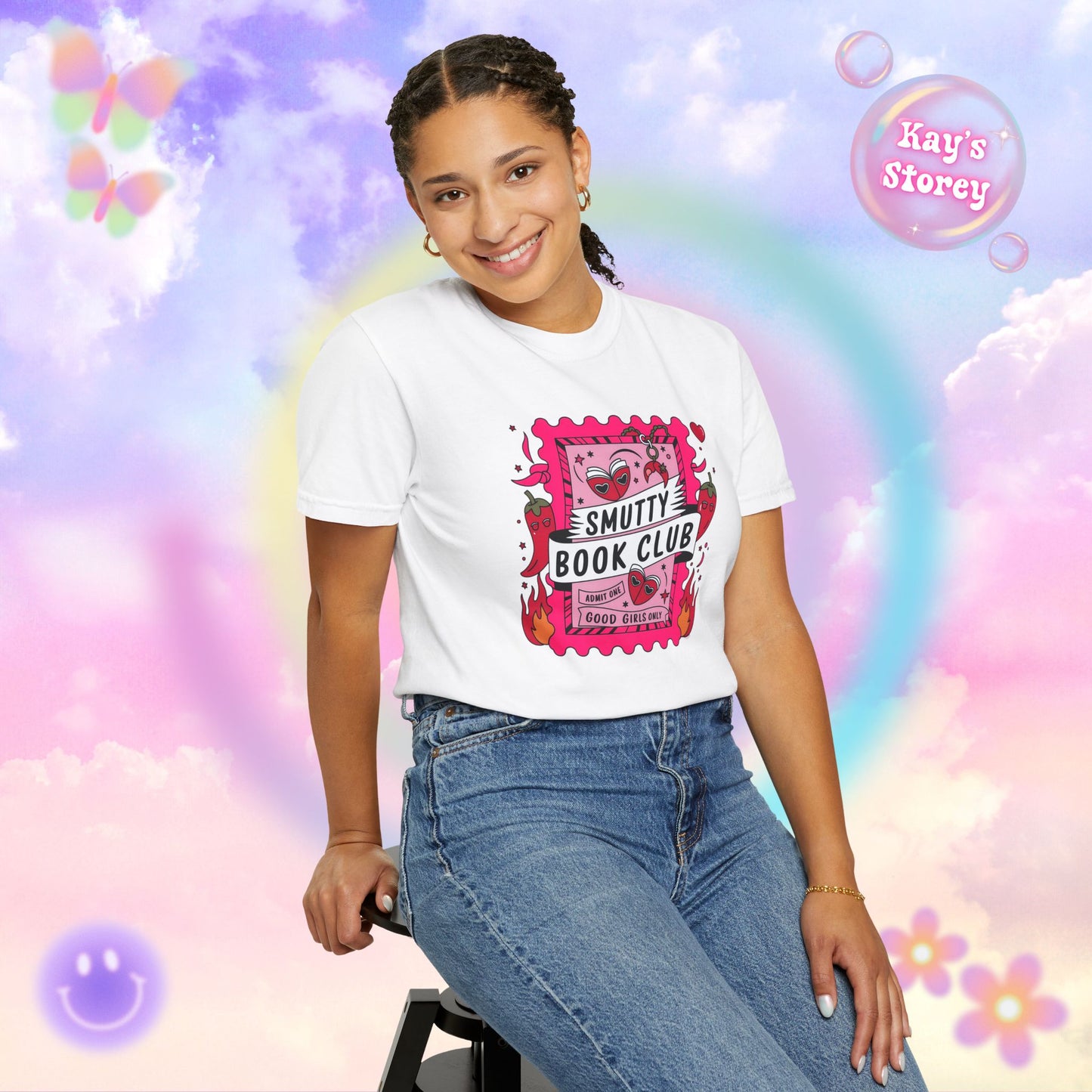 Smutty Book Club Comfort Colors T-Shirt