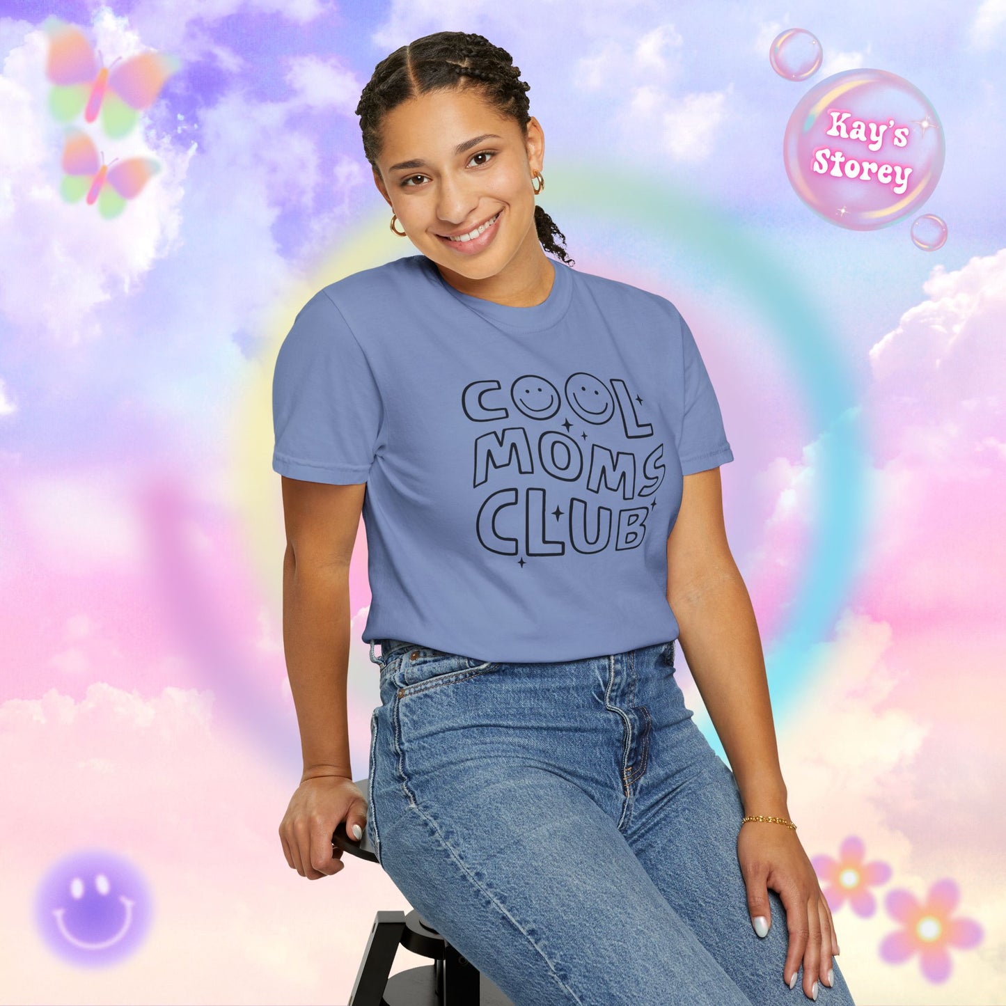 Cool Moms Club Comfort Colors T-Shirt