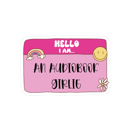 Audiobook Girlie Sticker