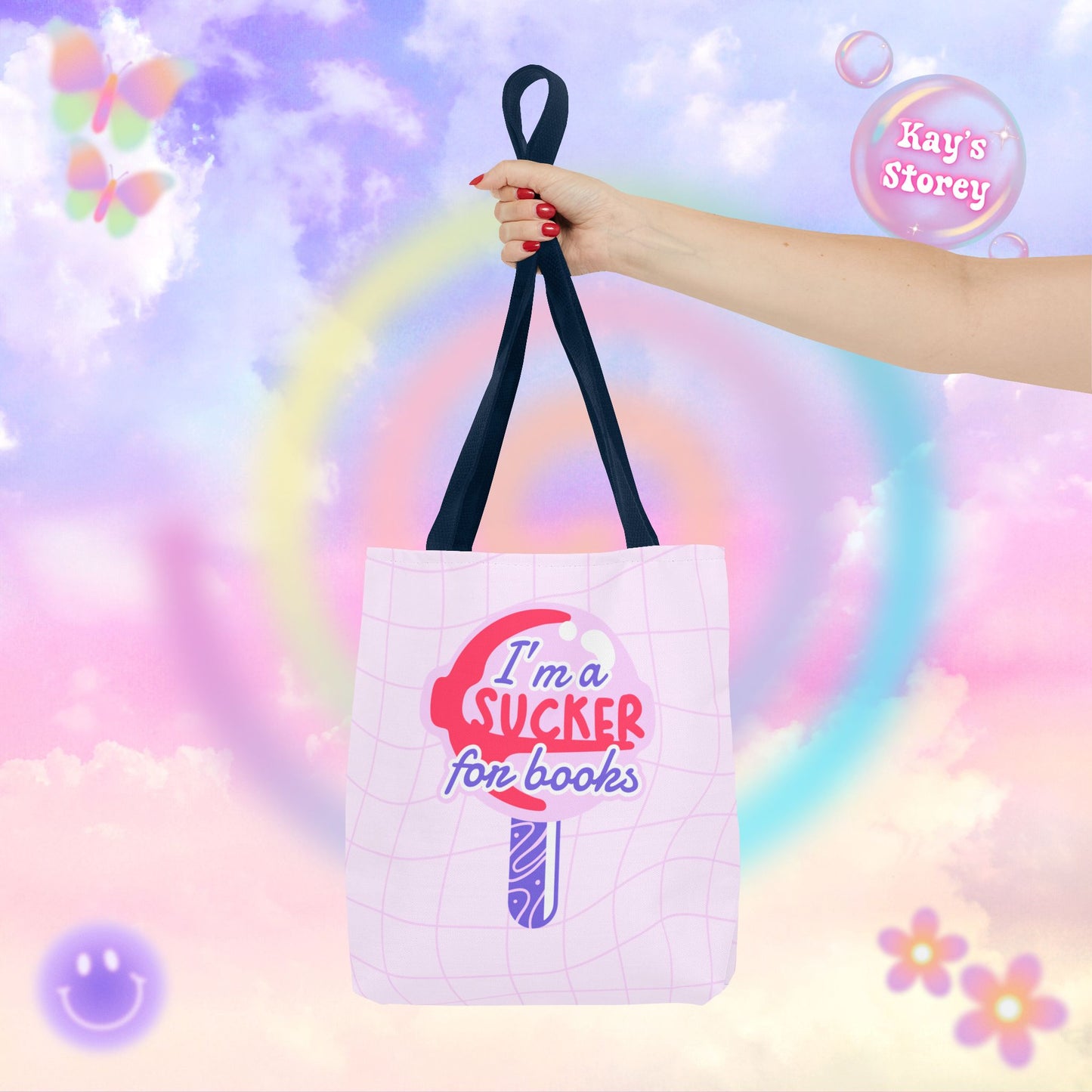 Sucker for Books Tote Bag