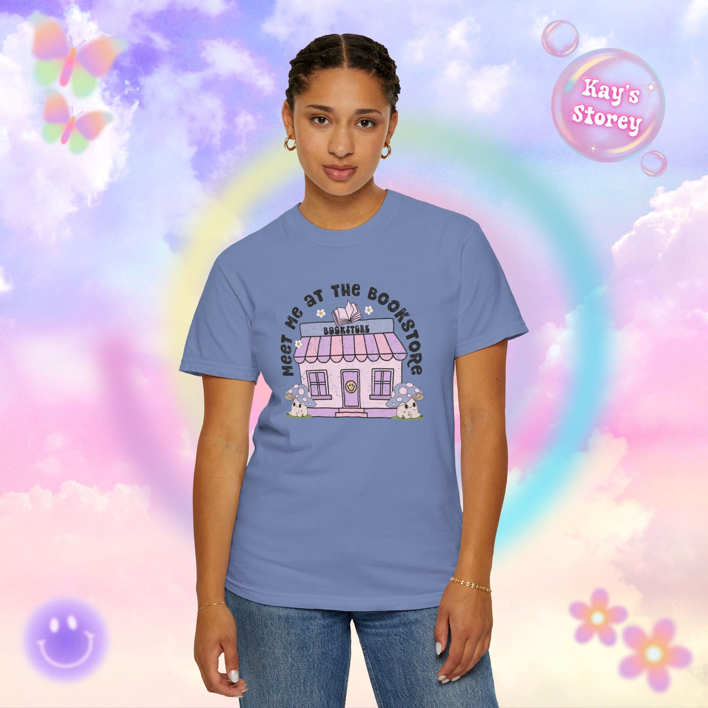 Meet Me At The Bookstore Comfort Colors T-Shirt