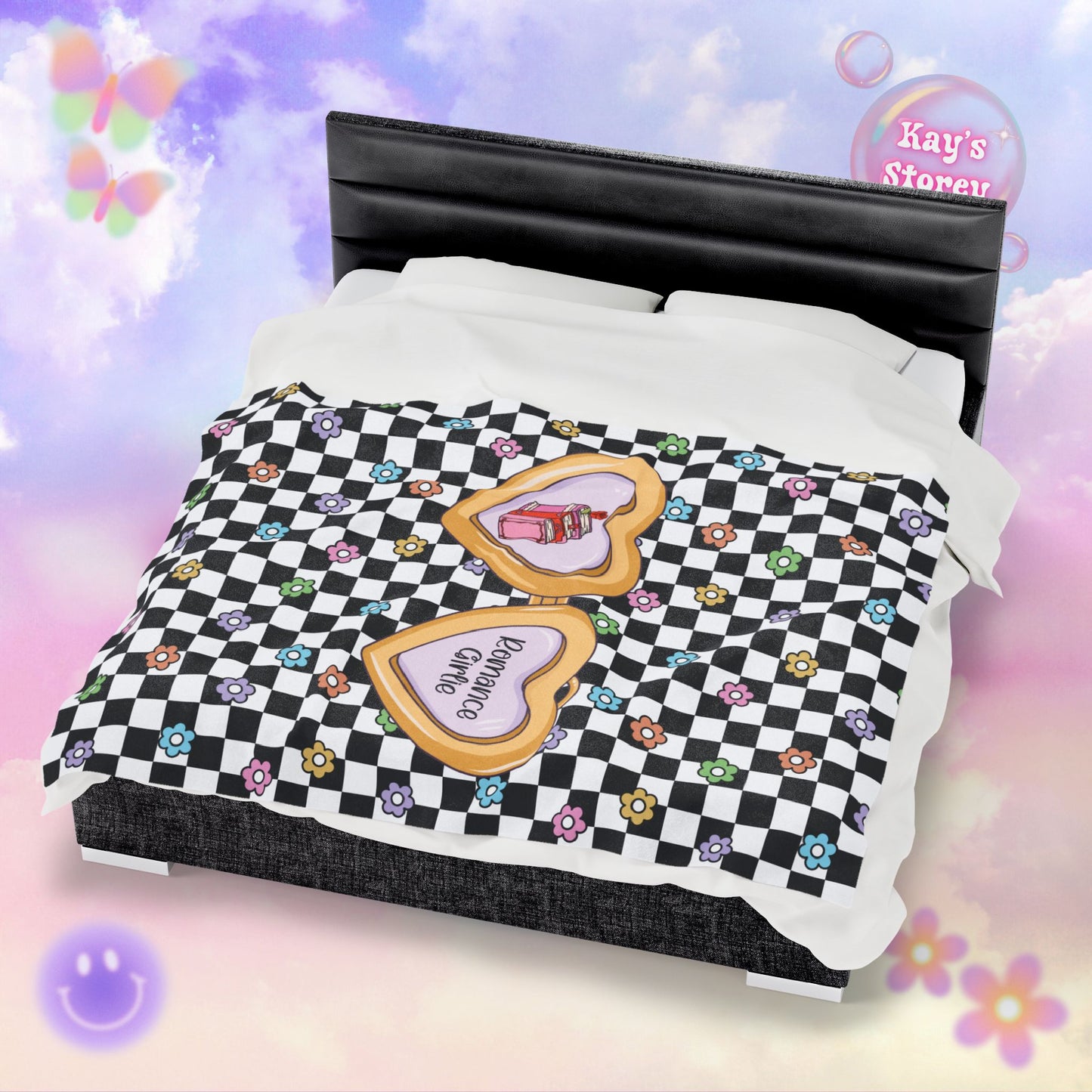 Romance Girlie Velveteen Plush Blanket