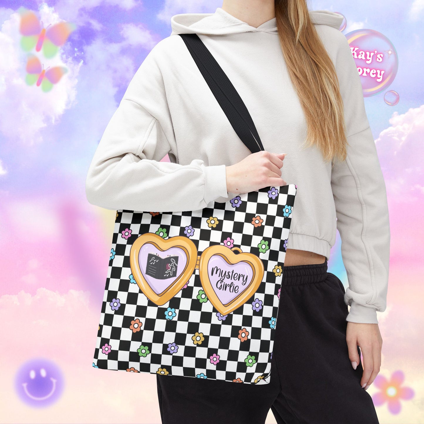 Mystery Girlie Tote Bag