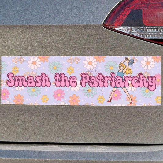 Smash the Patriarchy Car Magnet