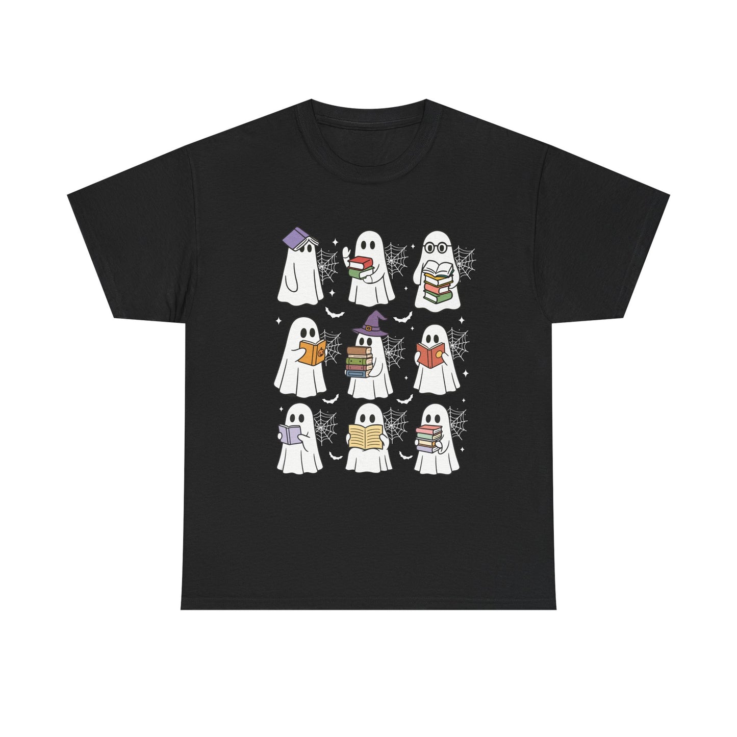 Bookish Ghosts Tee - Halloween Gift