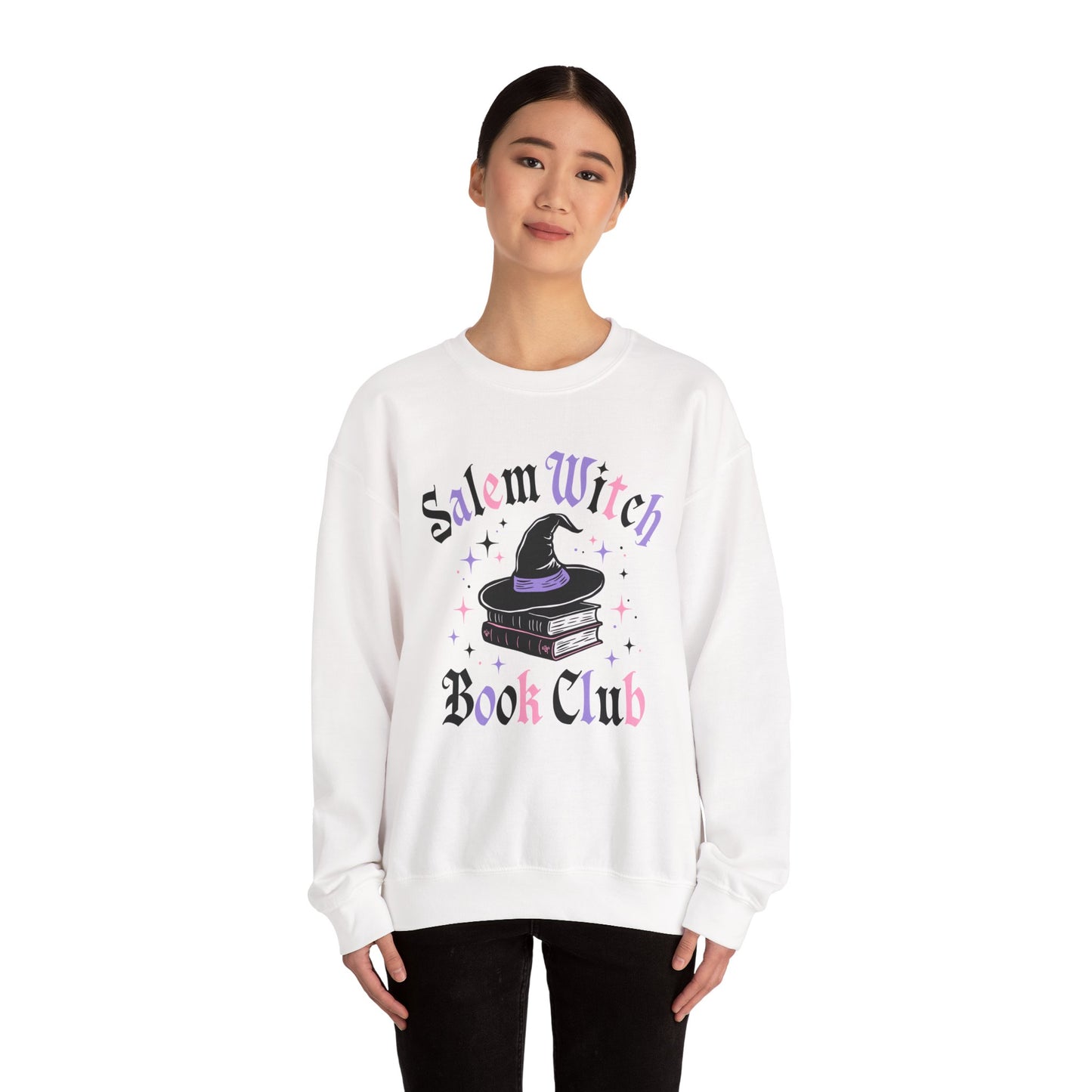 Salem Witch Book Club Sweatshirt, Long Sleeve Shirt for Spooky Season Bookish Gift,  Halloween Reading Apparel