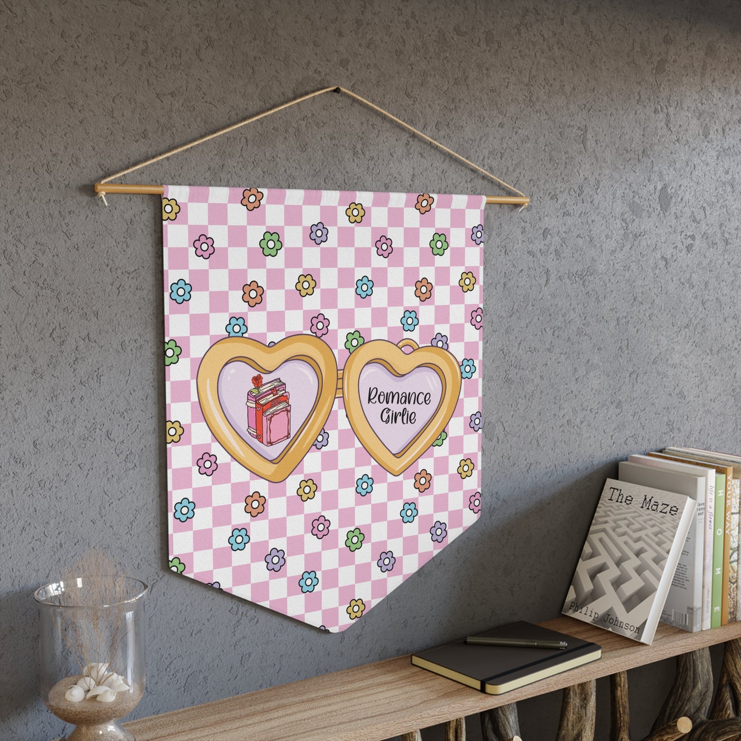 Pink Romance Girlie Pennant