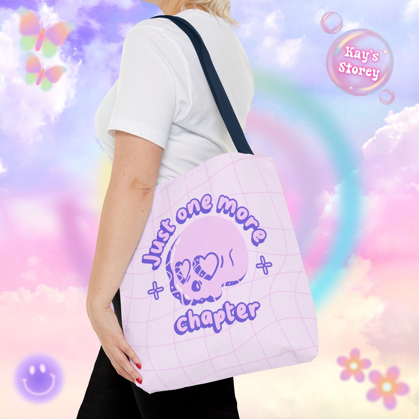 Just One More Chapter Tote Bag