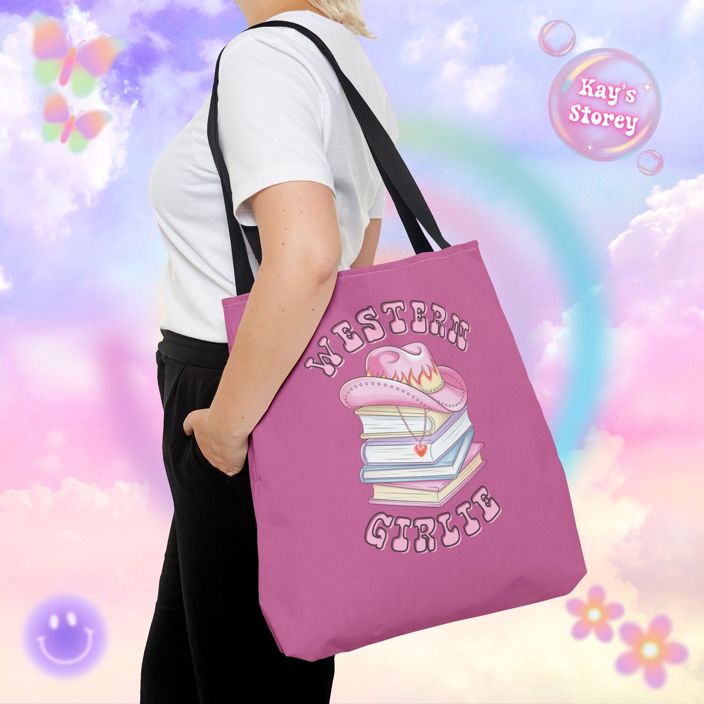 Western Girlie Tote Bag