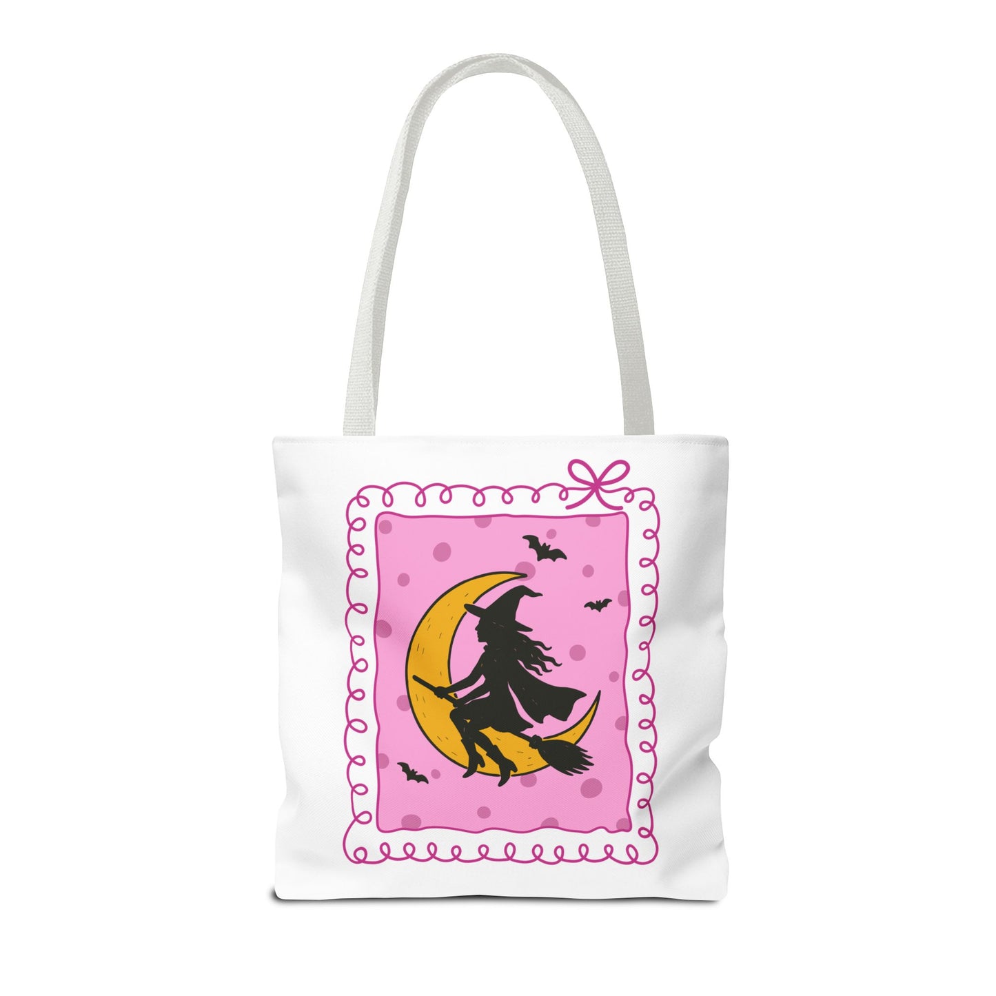 Spooky Season Witch Book Tote Bag