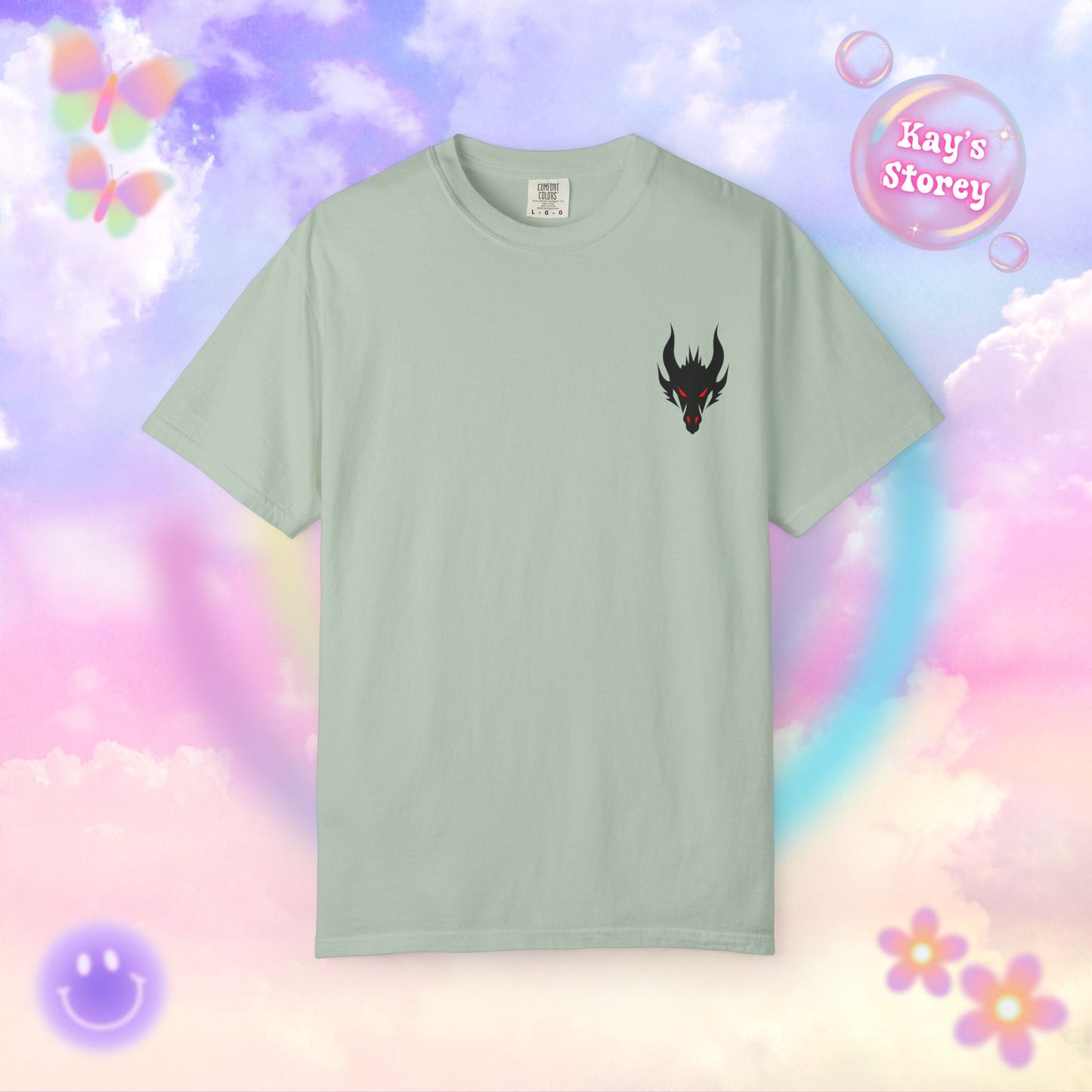 Book Dragon Red Comfort Colors T-Shirt