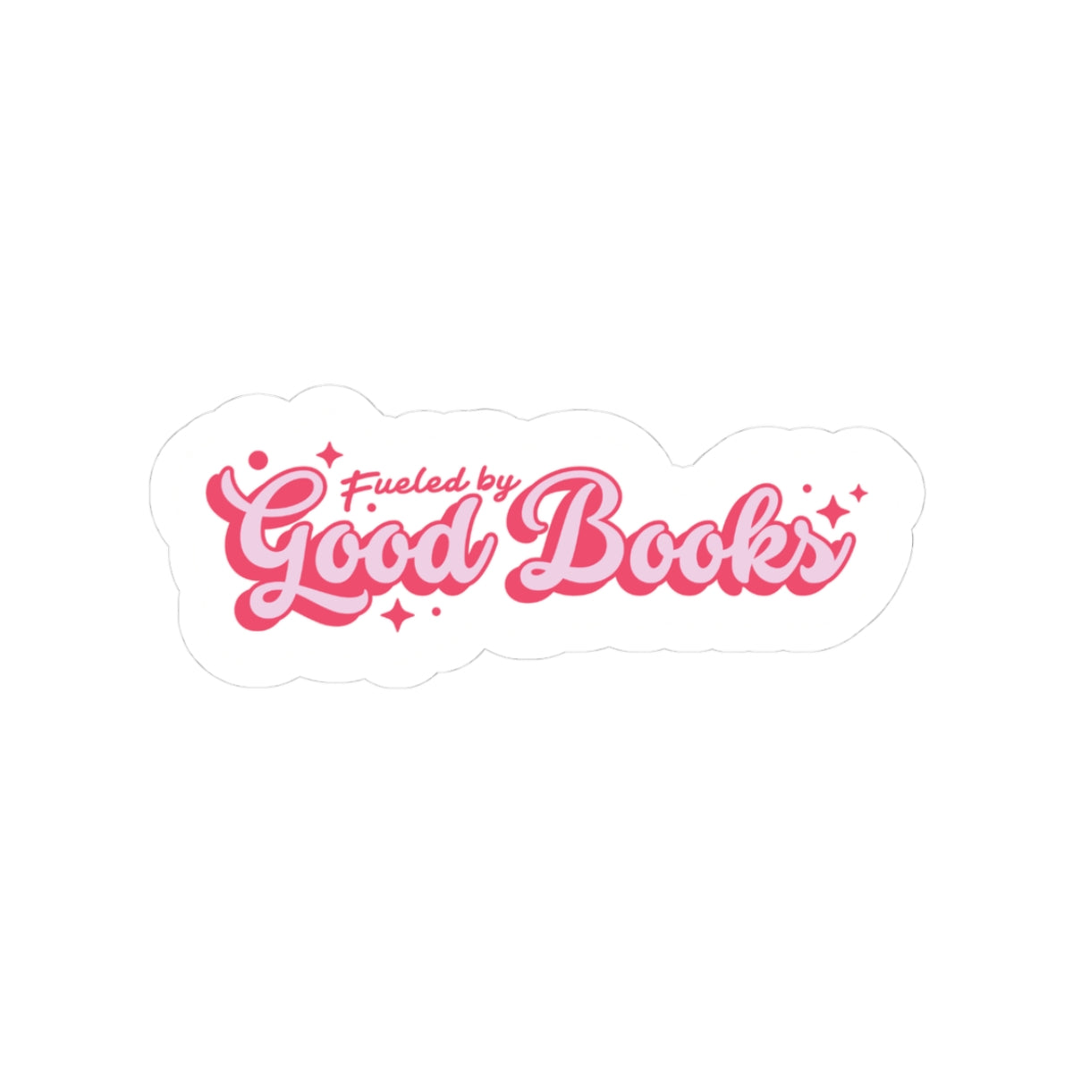 Fueled by Good Books Sticker