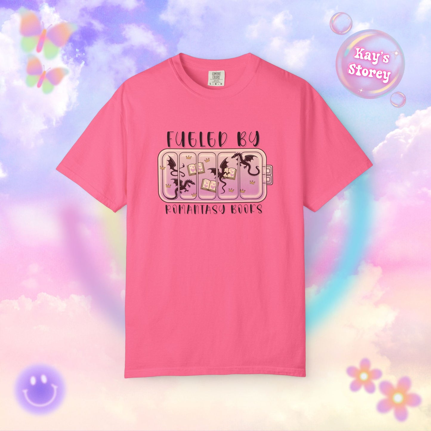 Fueled by Romantasy Books Comfort Colors T-Shirt
