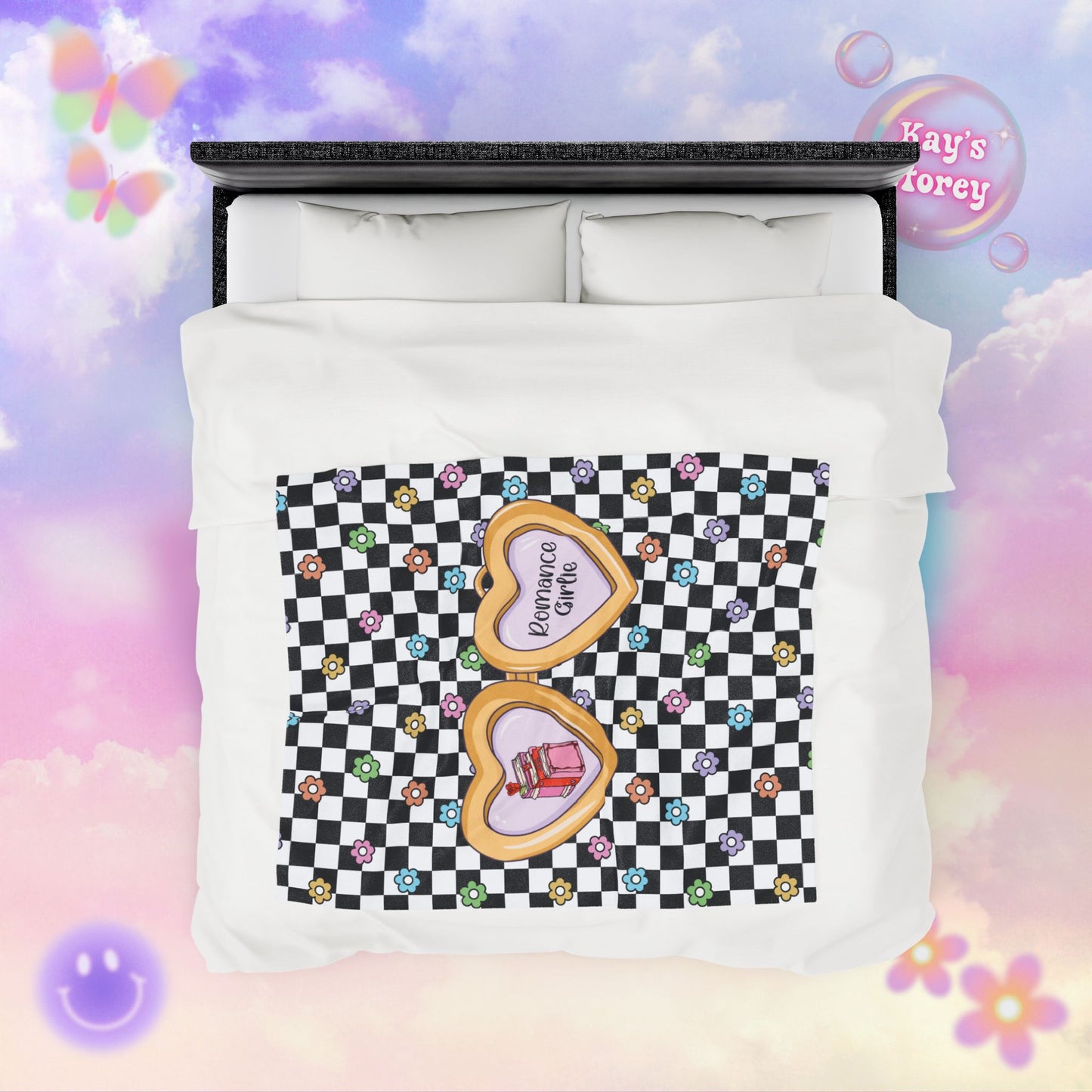 Romance Girlie Velveteen Plush Blanket