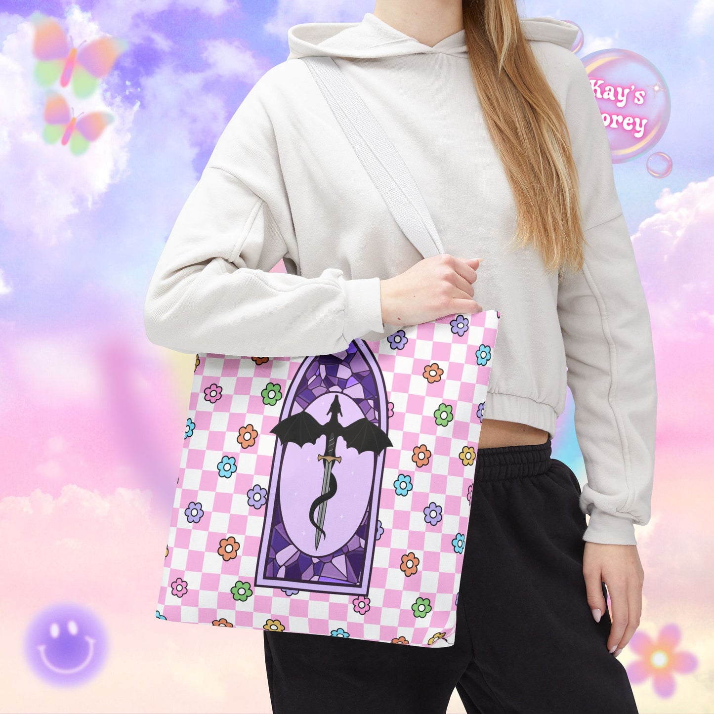 Pink Romantasy Tote Bag