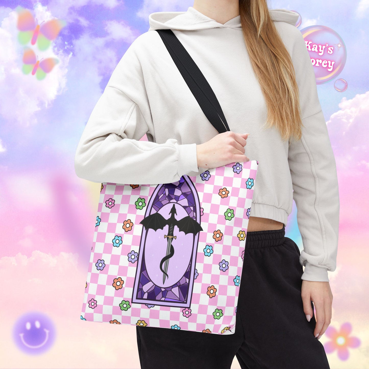 Pink Romantasy Tote Bag