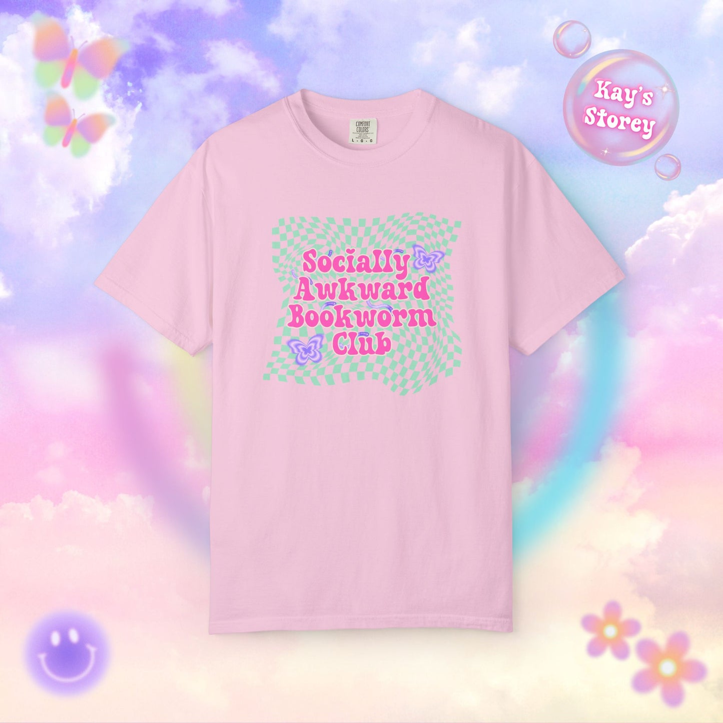 Socially Awkward Bookworm Club Comfort Colors T-Shirt