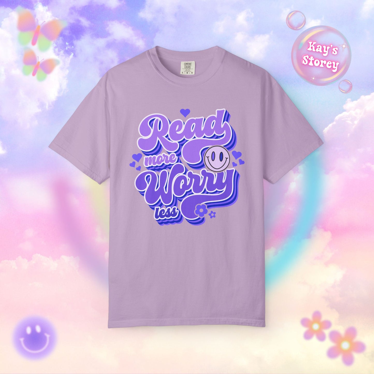 Read More, Worry Less Comfort Colors T-Shirt