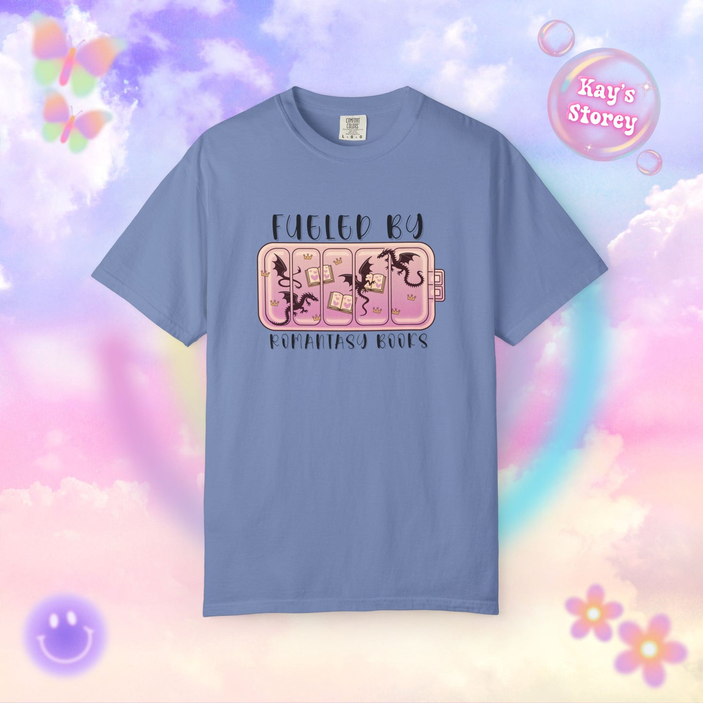 Fueled by Romantasy Books Comfort Colors T-Shirt