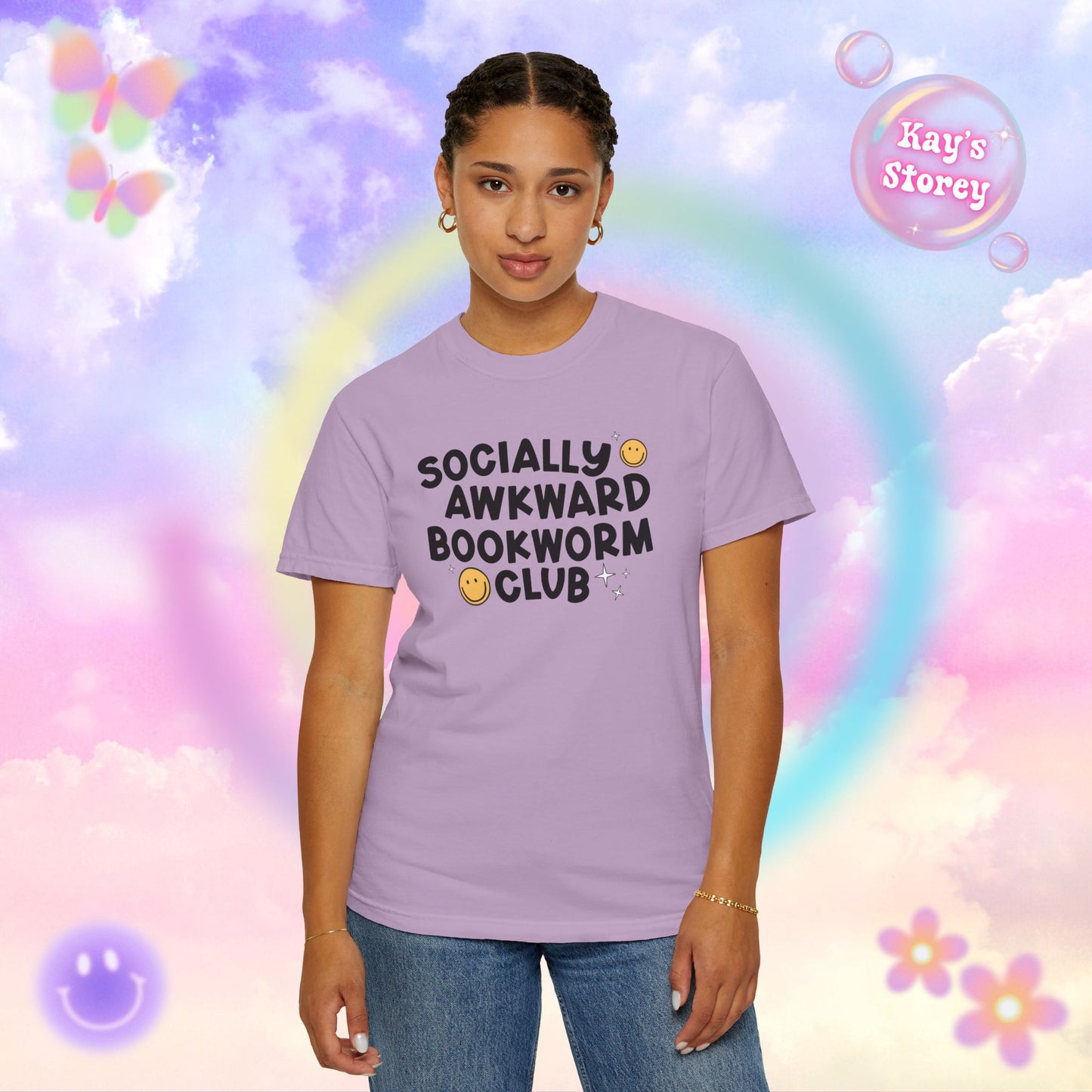 Socially Awkward Bookworm Club Comfort Colors T-Shirt