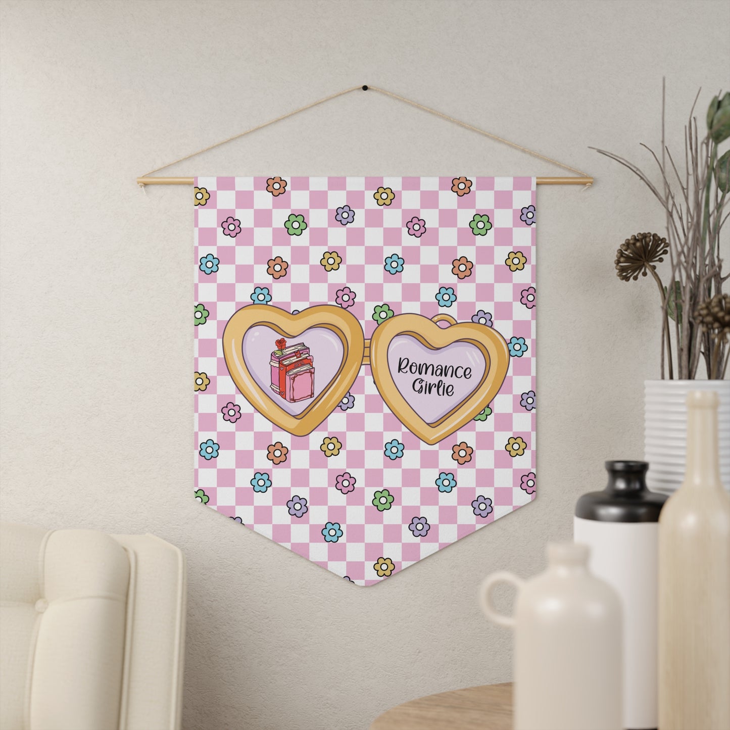 Pink Romance Girlie Pennant
