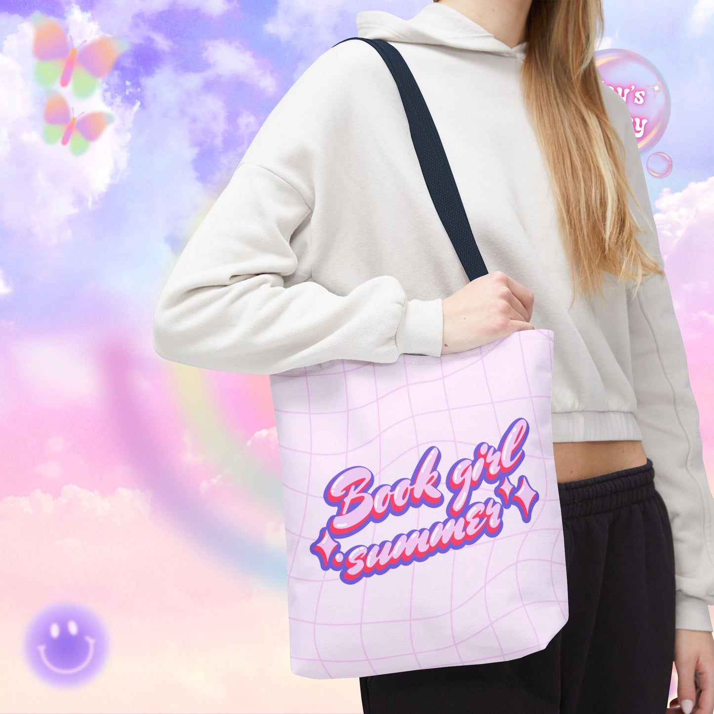 Book Girl Summer Tote Bag