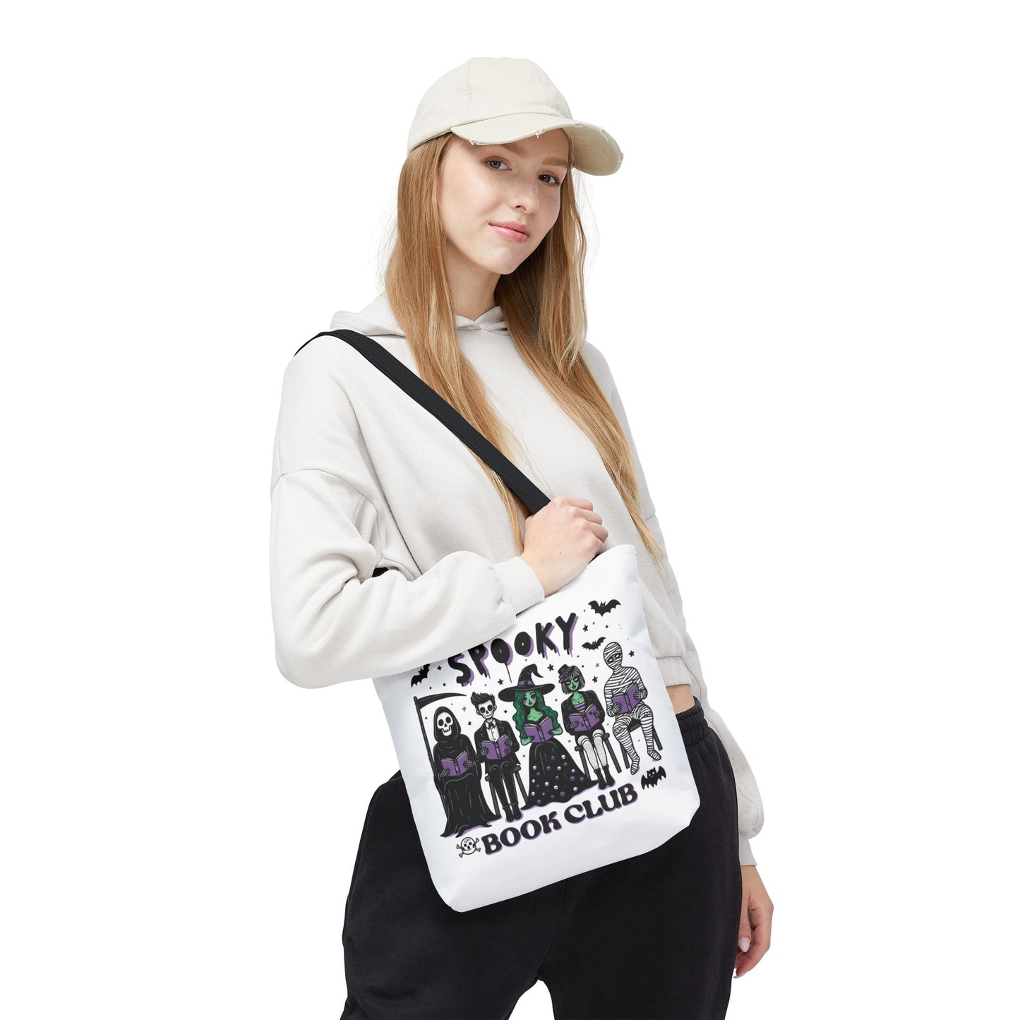 Spooky Book Club Tote Bag