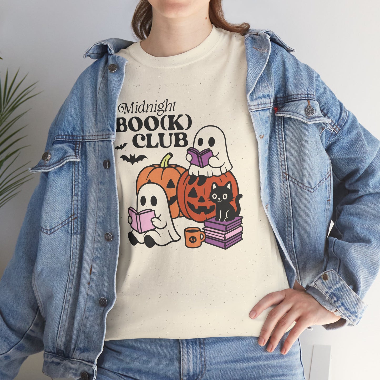 Halloween Midnight Boo(k) Club Tee - Bookish Gift
