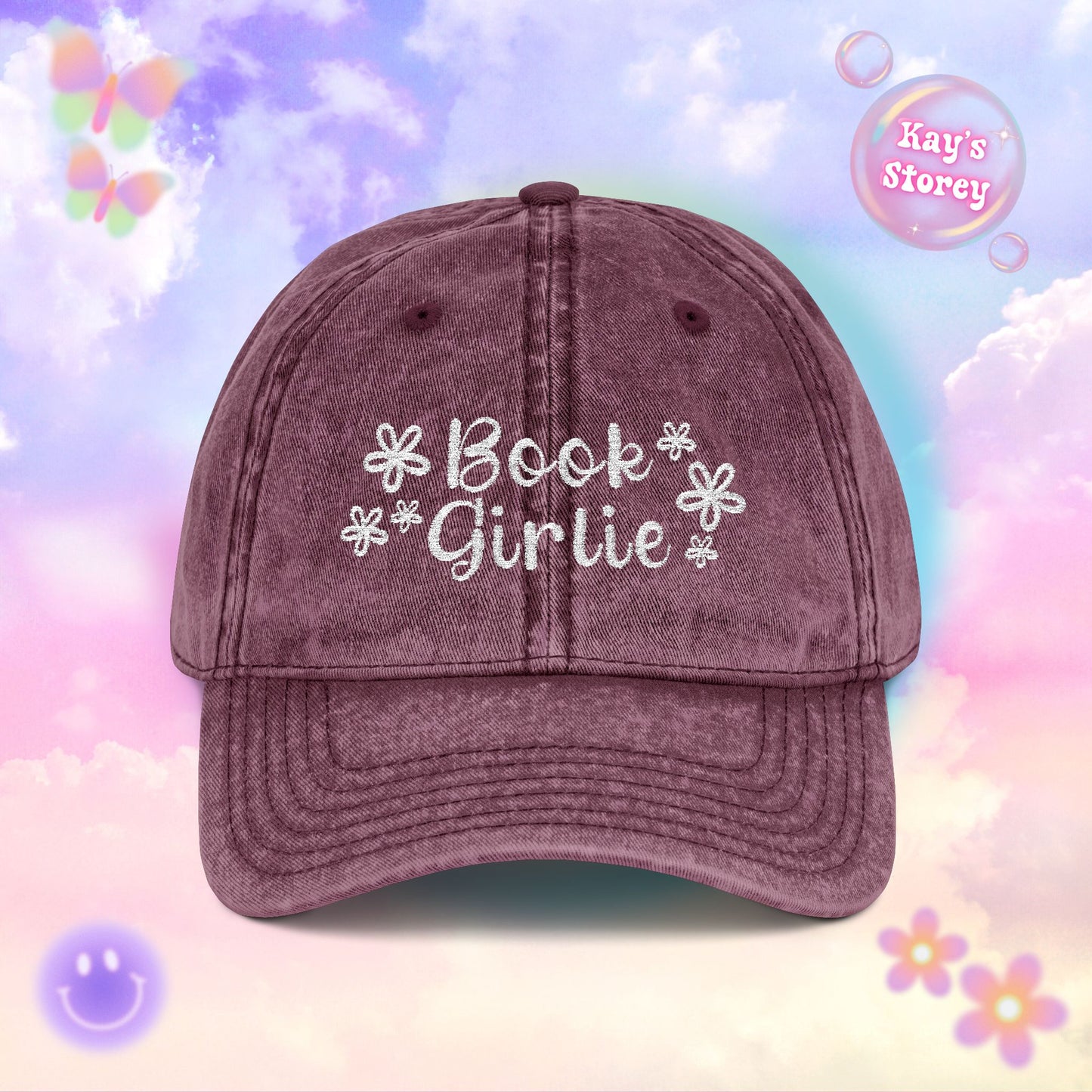 Bookish Girlie Vintage Cap